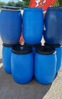 بشکه یا دبه بزرگ پلاستیکی