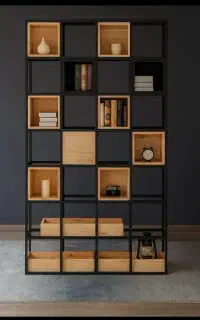 استند چوبی فلزی