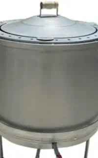 تنور گازی استوانه ای خانگی کارکرده