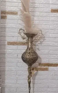 گلدان برنزی قد بلند