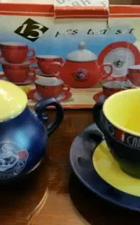 سرویس چایخوری ۶ نفره با قنددان