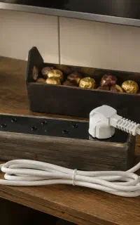 سه رهای برق چوبی