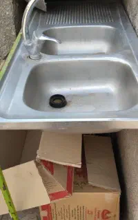 سینک ظرفشویی کامل دوقولو