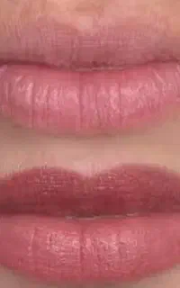 کراتین و رنگ مو میکروبلید شیدینگ لب