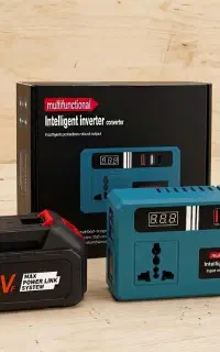 اینورتر شارژی MAXO/ دارایه پریز ۲۲۰ ولت/USB/پاور