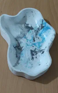 ظرف دکوراتیو دست ساز (سنگ مصنوعی)