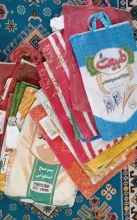 کیسه خالی برنج واسه تمرین خیاطی میخوام