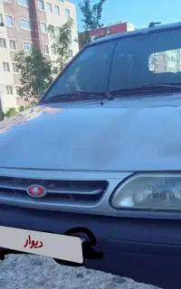 پراید مدل ۹۲ بی رنگ