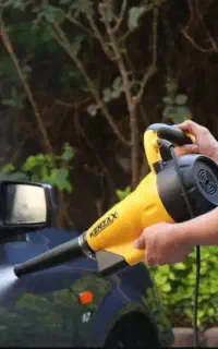 کارواش چند کاره کنزاکس + جارو برقی دمنده برگ روب