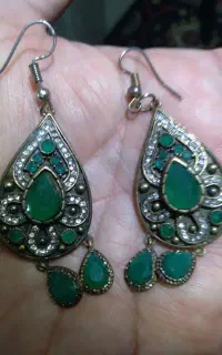 گوشواره قاجاری وزن ۳۵گرم
