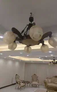 لوستر چوبی برند