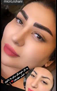 میکرو،فیبروزابرو،شیدینگ ورژلب خط چشم وبن مژه