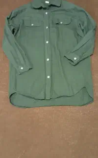 مانتو سبز کتان