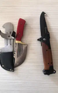 چاقو دسته زنجان و حرفه ای