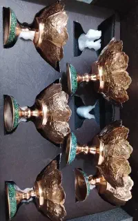 ست بستنی خوری مسی
