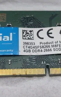رم ddr4 و ۴ گیگ