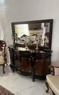 میز کنسول چوبی کلاسیک