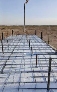 الماتوربندی قالب بندی اسکلت فلزی آرماتور بندی سوله