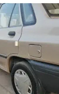 پراید مدل۸۹ رنگ بژ فرمان هیدرولیگ