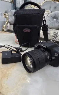 دوربین canon EOS 2000D+لنز 18-135(لوازم کامل)