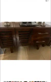 ایینه کنسول چوبی
