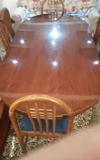 میز نهار خوری 8 نفره چوب و نو