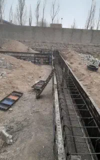 اسکلت فلزی آلماتور بندی استخر