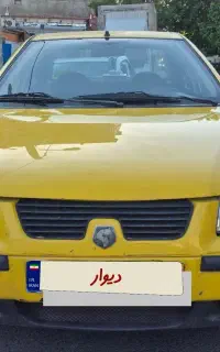 تاکسی سمند زرد دوگانه سوز ۱۳۸۷