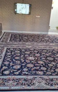 فرش ۱۲متری جفت اصلی سنگین مناسب جهیزیه دانه ۳۴