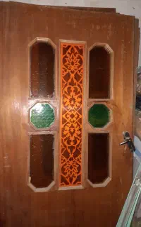 درب چوبی