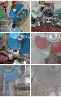 انواع پنکه رومیزی قدیمی و پنکه ابی پایه دار