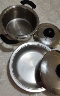 قابلمه چدن اصل جفتی با درب