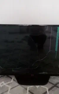 تلویزیون ۴۲ الجی صفحه ضربه خورده