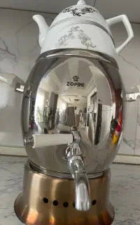 سماور رو گازی زوپینی همراه قوری