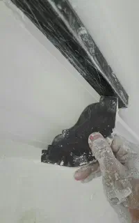 گچکار تعمیرات لکه گیری رفع عیب سقف بدنه گچ کار