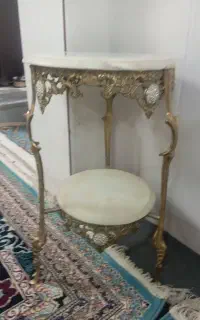 میز تلفن برنز