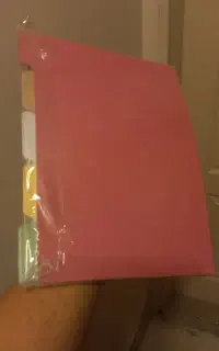 دیوایدر ضخیم ۵ رنگ و کارتابل چرم اداری