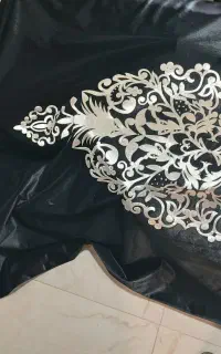 پرده والان مخمل مشکی