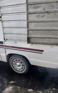 مزدا دوکابین بی رنگ شاسی پمپ