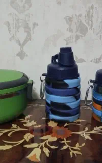 فلاسک‌غذا‌وبطری‌آب‌سلیکونی.لباس‌فرم‌مهدکودک