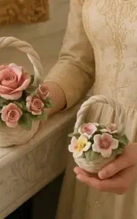 استخدام خانم در کارگاه چینی سازی