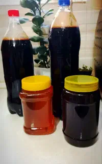 عسل بهاره،شیره انگور ورب انارقجری و سس انار