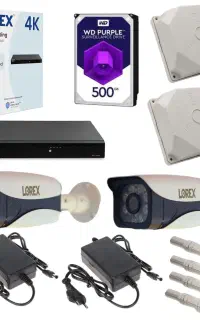 ۲دوربین مداربسته پلاک خوان پک طلایی LOREX مدلDH60