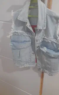 کت و شلوار زاپ دار جین بدون پارگی و تازه