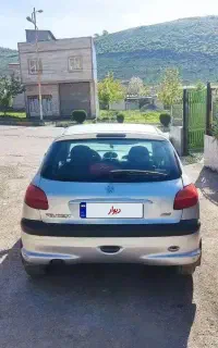 پژو ۲۰۶موتور فرانسه تیپ ۲ مدل ۸۳