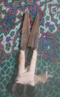 پشم چین با دست و قیچی