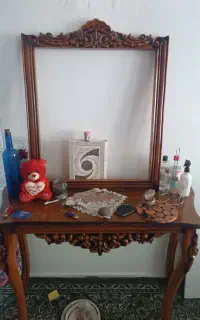 میز کنسول با قاب آینه