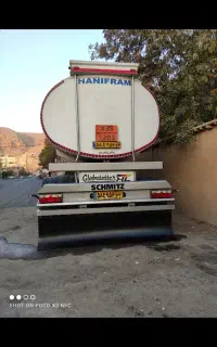 تریلی تانکر دو محور بالنی