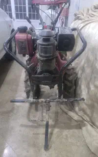 باغ اسپار با تیلر شخم زنی