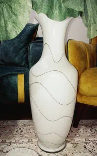 گل با گلدان
